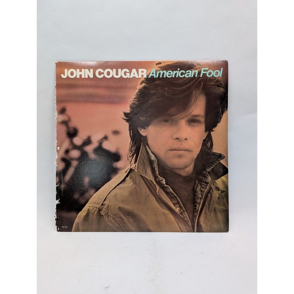 John Cougar American Fool Vinyl LP 1982 Riva Records RVL 7501 Classic Rock Album